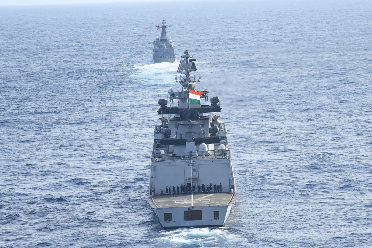 INS SAHYADRI MAKES PORT CALL AT MANILA, PHILIPPINES