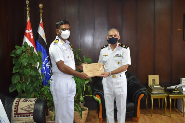 INS Tabar's visit to Alexandria