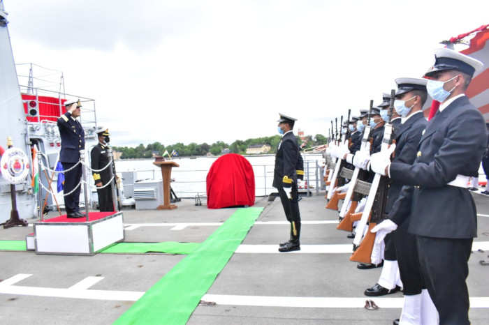 INS Tabar at Port Stockholm, Sweden