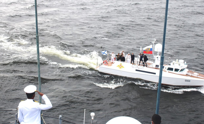 INS Tabar's visit to Alexandria