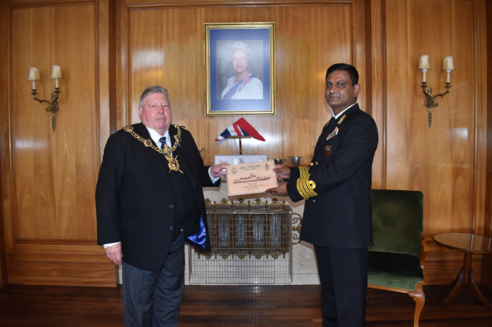 INS Tabar at Portsmouth