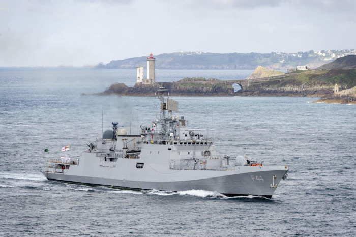 INS Tabar at Port of Brest, France