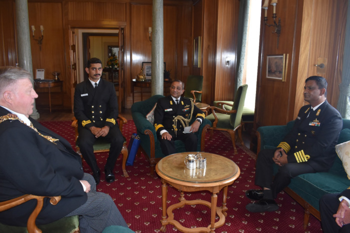 INS Tabar at Portsmouth