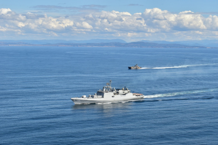 INS Tabar at Bergen, Norway