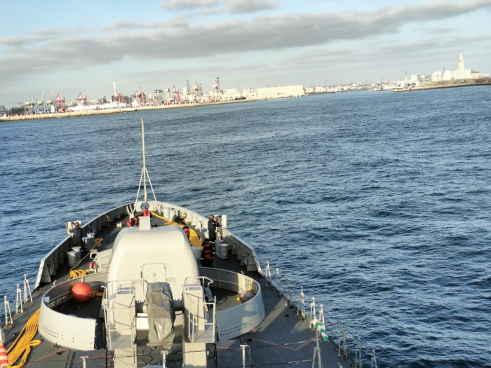 INS Tabar Enters Casablanca, Morocco