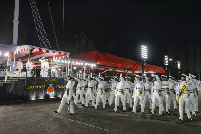 Passing Out Parade of 01/24 Batch of Agniveers at INS Chilka
