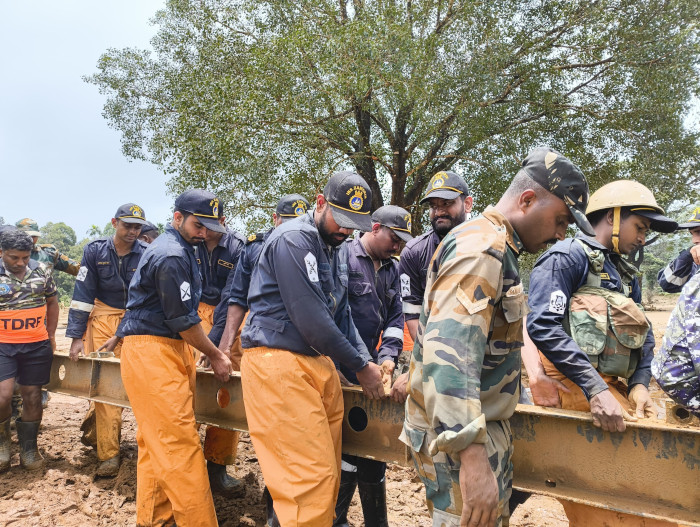Indian Navy Continues with Rescue and Relief Operations at Wayanad