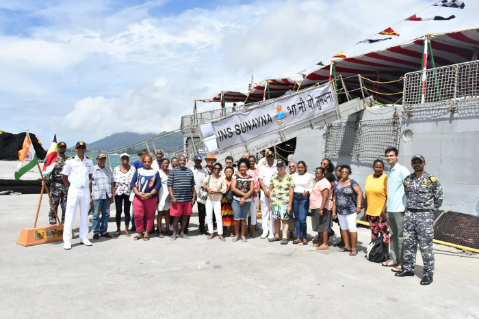 INS Sunayna Participates in 48th National Day of Seychelles