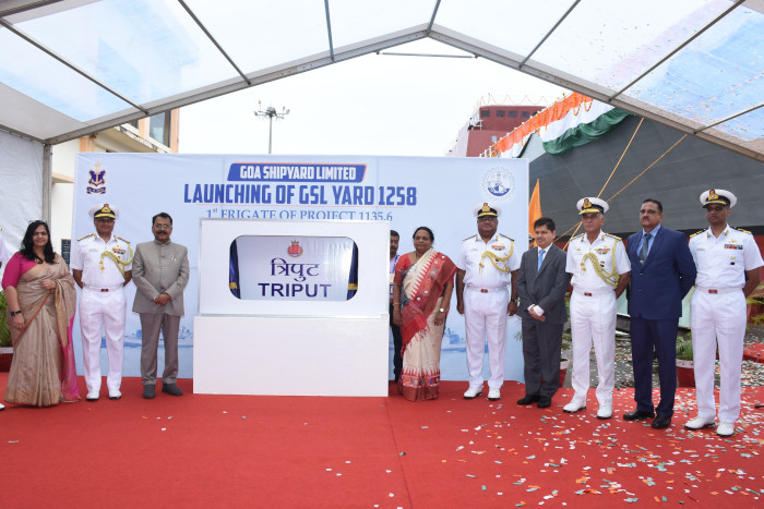 Launch of ‘Triput’ First of Two Additional P1135.6 Follow on Ships
