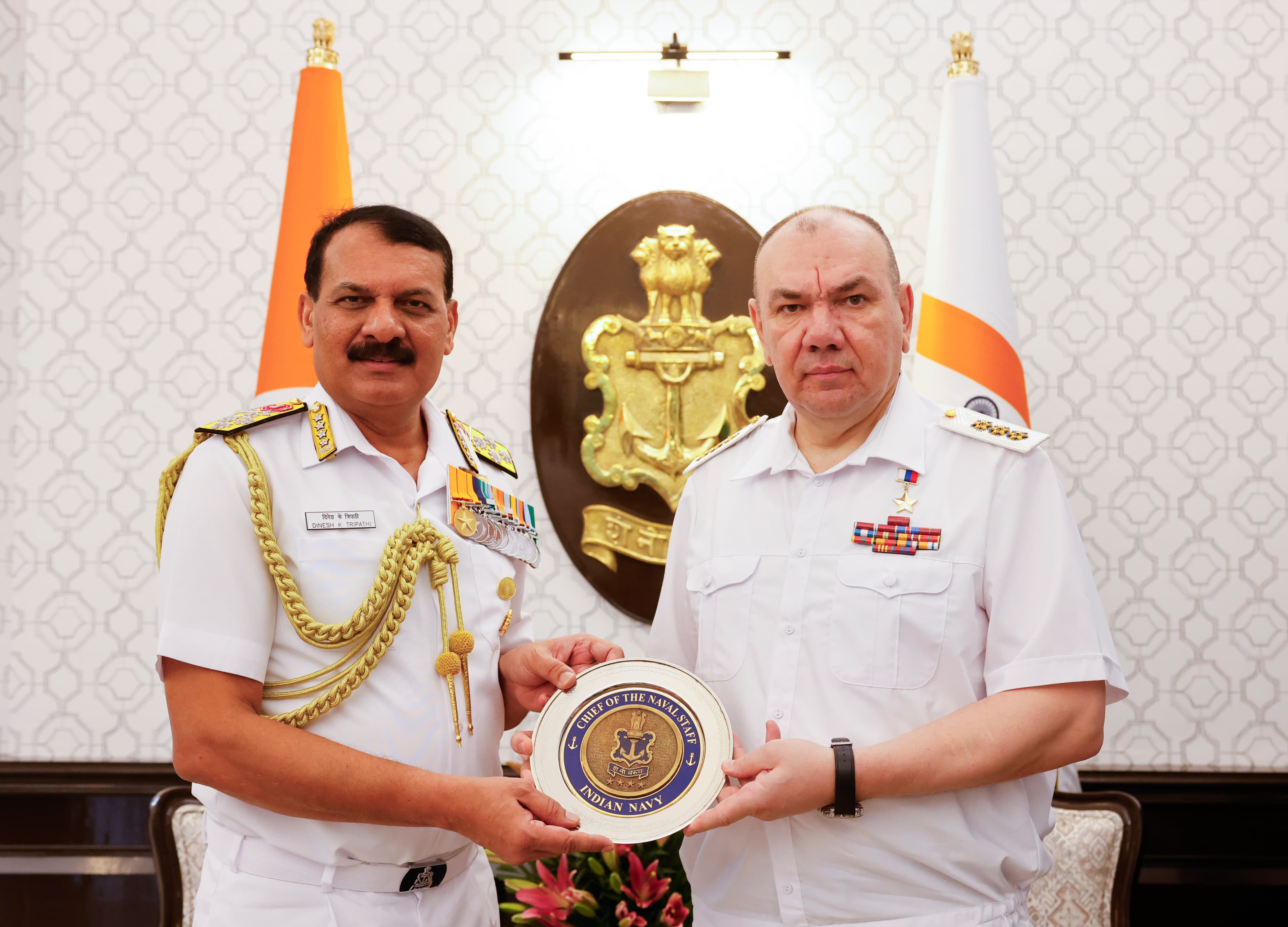 Visit by Admiral Aleksandr Alekseyevich Moiseyev, Commander – In - Chief Russian Federation Navy
