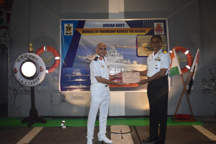 INS Tabar's visit to Alexandria