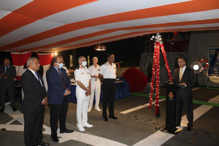 INS Tabar's visit to Alexandria