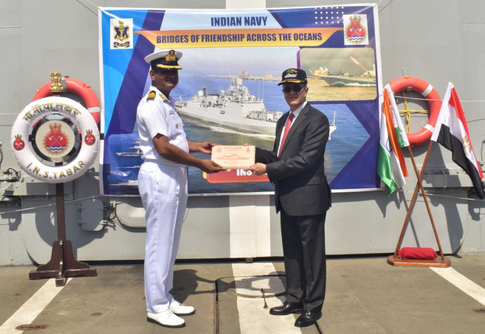 INS Tabar's visit to Alexandria