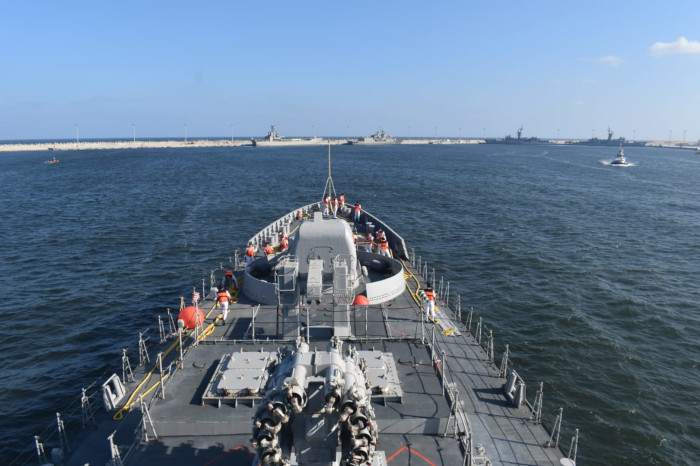 INS Tabar's visit to Alexandria