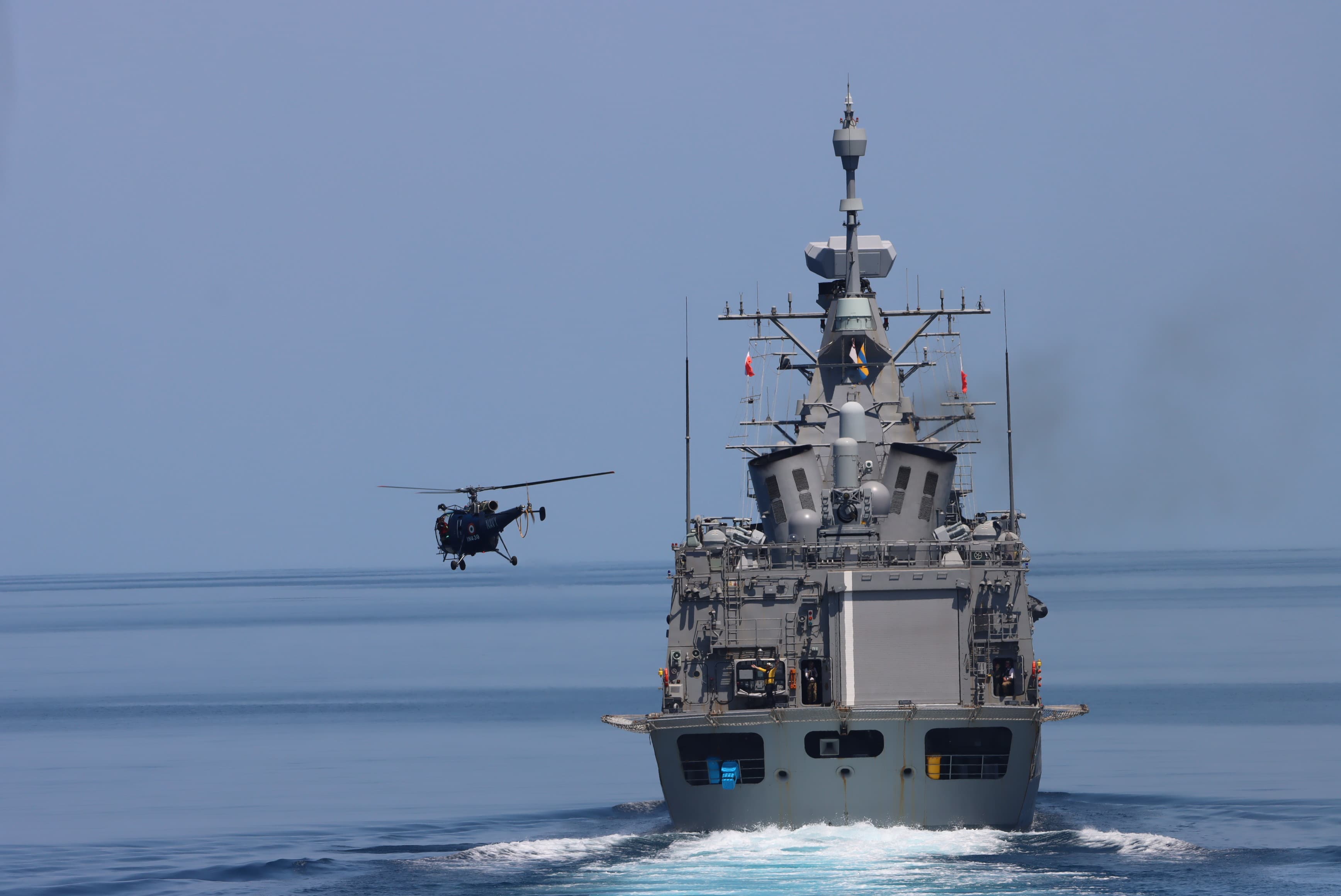 INS TARKASH UNDERTAKES PASSEX WITH ROYAL NEW ZEALAND NAVY SHIP HMNZS TE KAHA