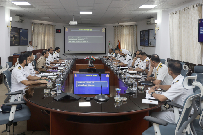 Conduct of 6th Edition of Indian Navy - Royal Navy of Oman Staff Talks