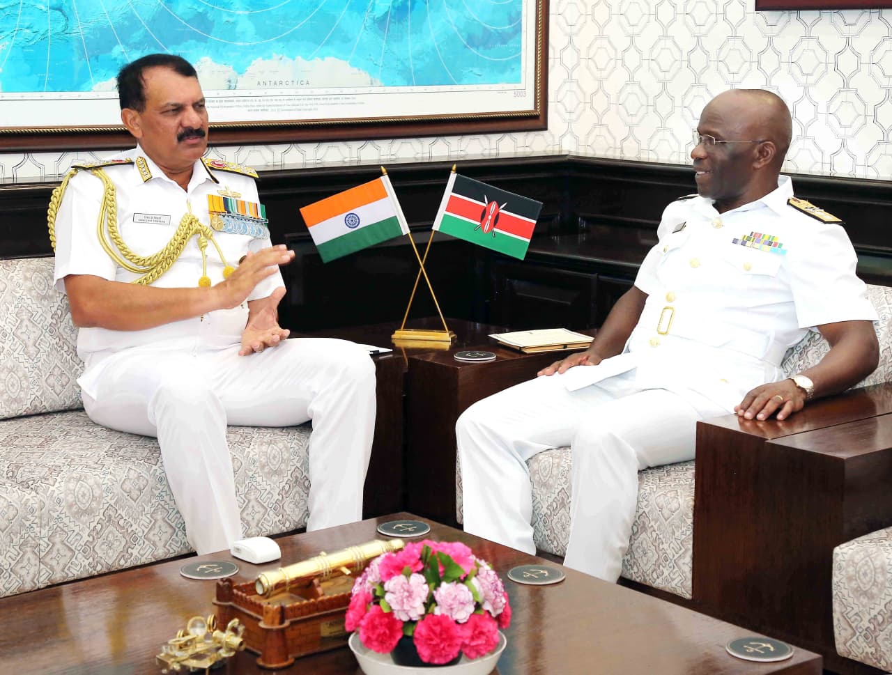  VISIT OF MAJOR GENERAL PAUL OWUOR OTIENO, COMMANDER OF THE KENYA NAVY 