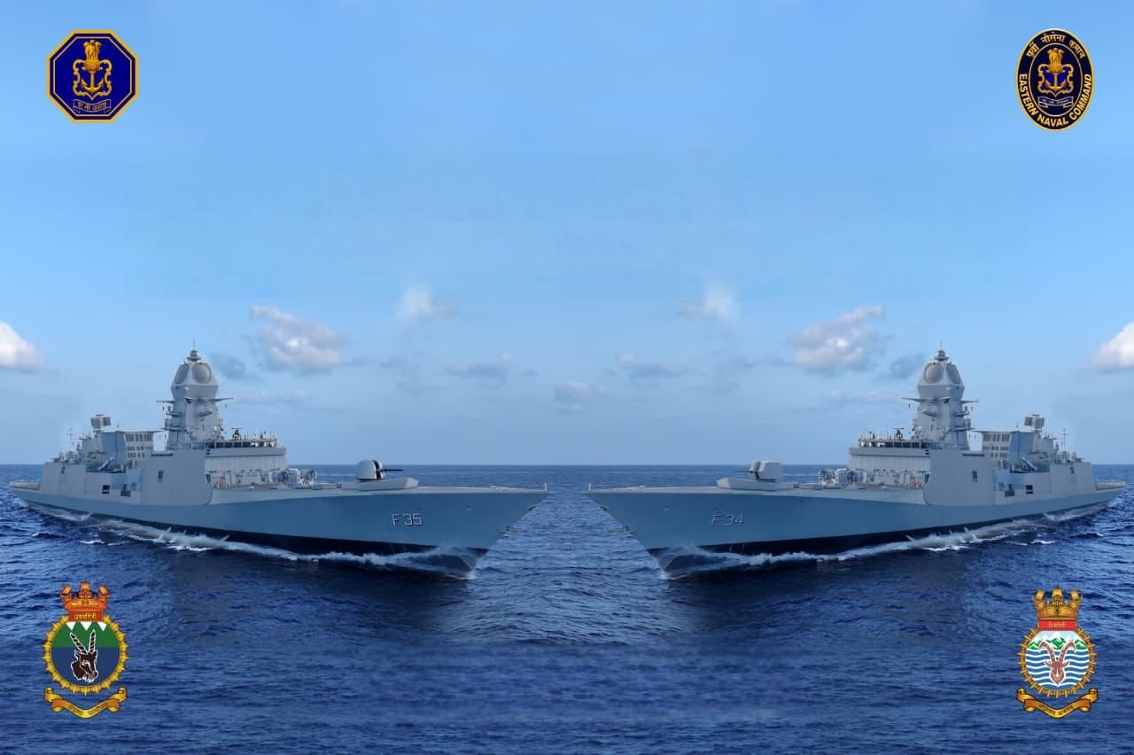INDIAN NAVY SET TO COMMISSION ADVANCED STEALTH FRIGATES UDAYGIRI AND HIMGIRI