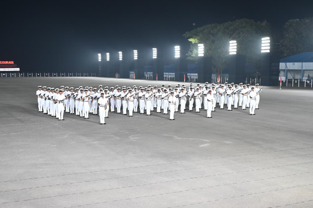 THE PASSING OUT PARADE OF 02/25 BATCH OF TRAINEES AT INS CHILKA