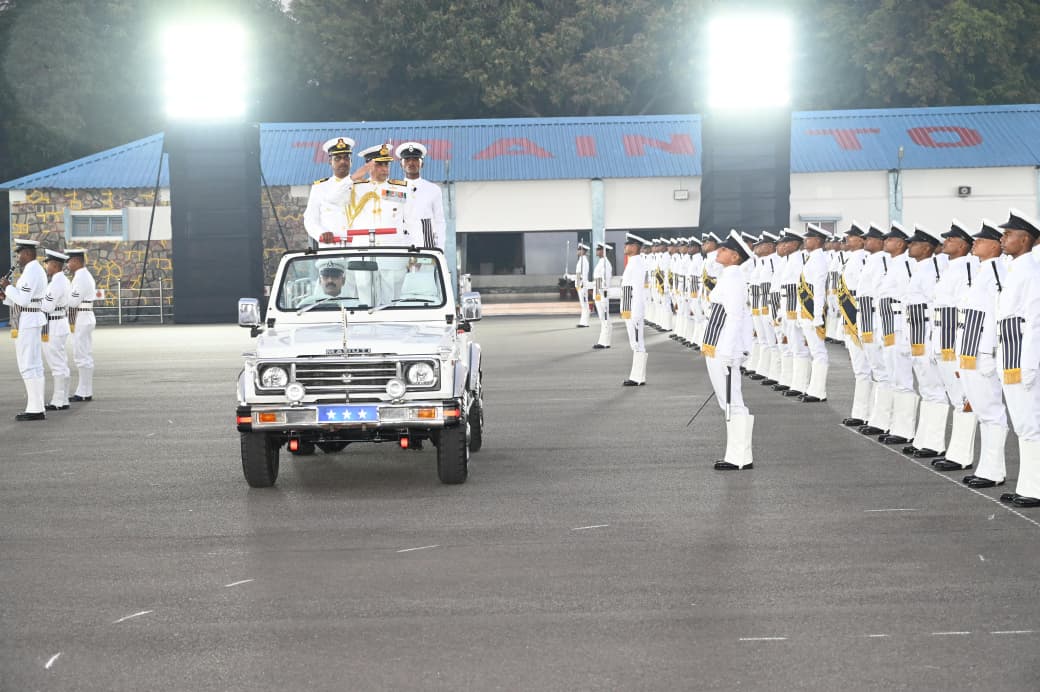 THE PASSING OUT PARADE OF 02/25 BATCH OF TRAINEES AT INS CHILKA