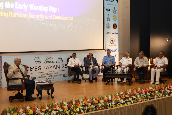 भारतीय नौसेना द्वारा मेघयान-25 की मेजबानी  मौसम विज्ञान और समुद्र विज्ञान संगोष्ठी