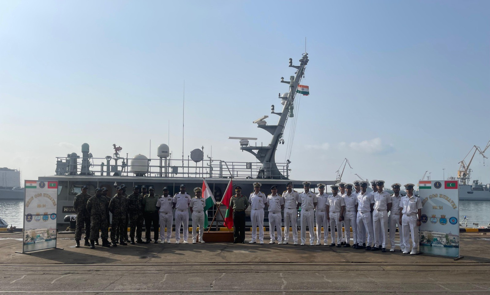 REFIT COMPLETION OF MNDF HURAVEE STRENGTHENS INDIA-MALDIVES DEFENCE COOPERATION