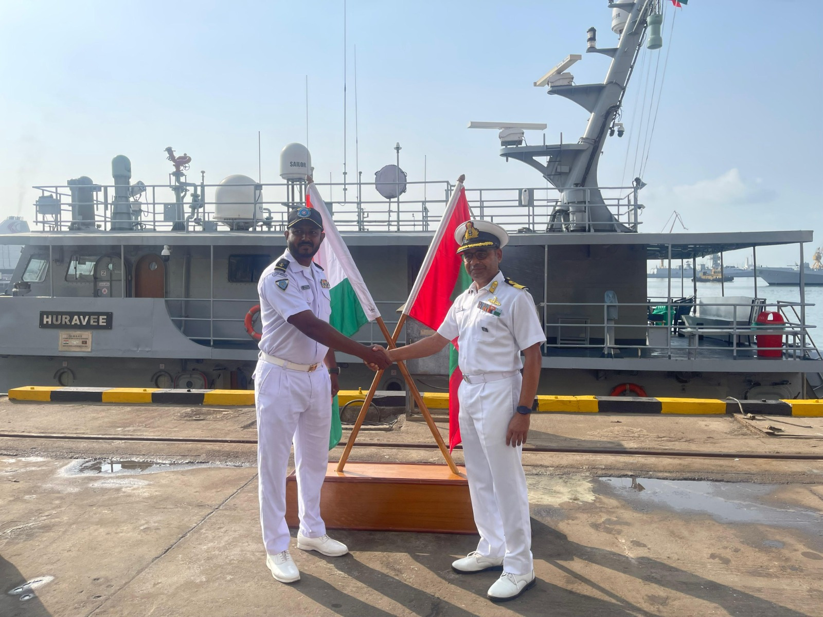 REFIT COMPLETION OF MNDF HURAVEE STRENGTHENS INDIA-MALDIVES DEFENCE COOPERATION