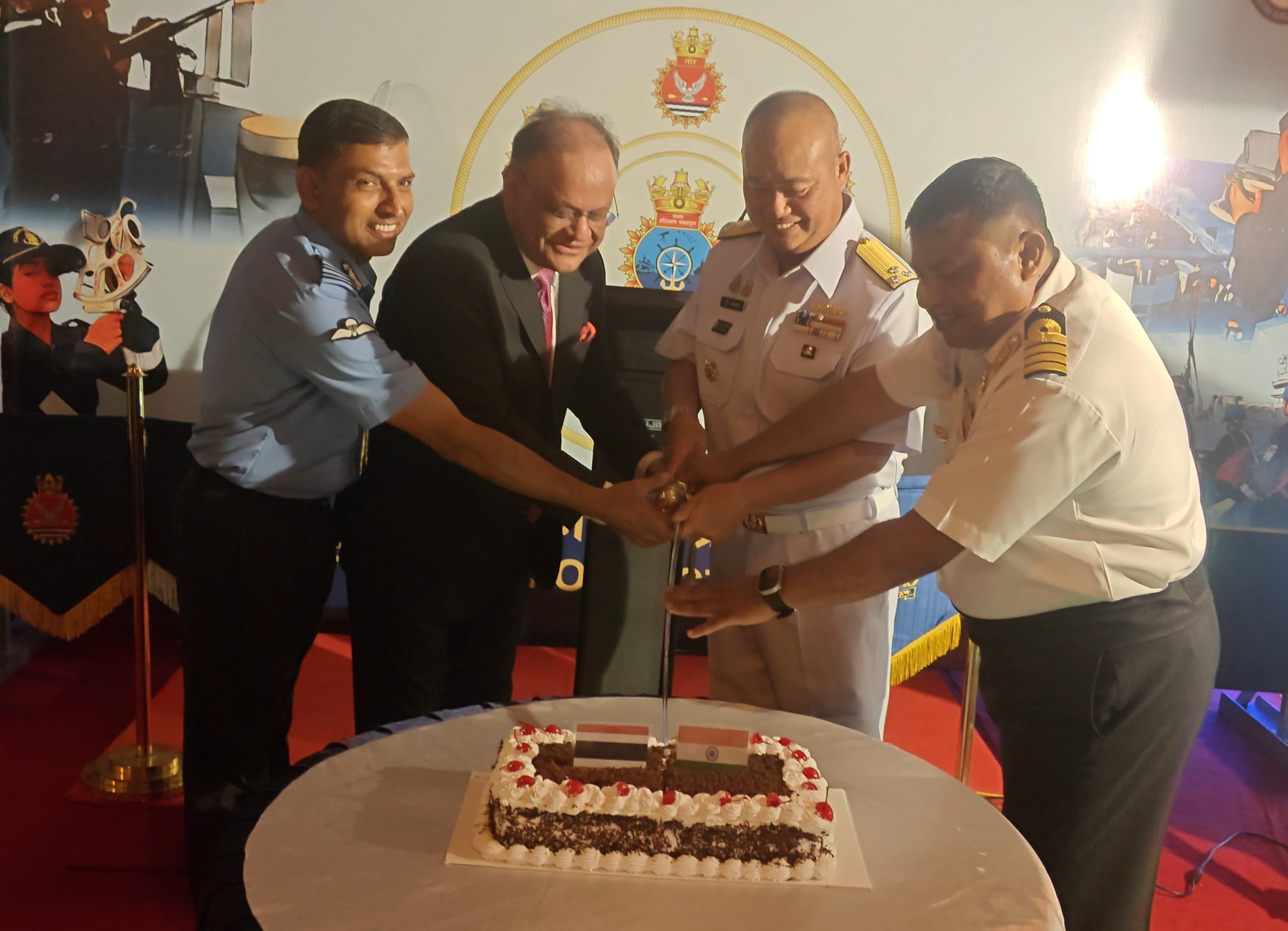 INDIAN NAVY'S FIRST TRAINING SQUADRON REACHES PHUKET DEEP SEA PORT, THAILAND