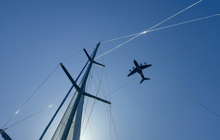 नाविका सागर परिक्रमा-II आई.एन.एस.वी. तारिणी पोर्ट स्टैनली पहुंचा - तीसरा पड़ाव सफलतापूर्वक पूरा