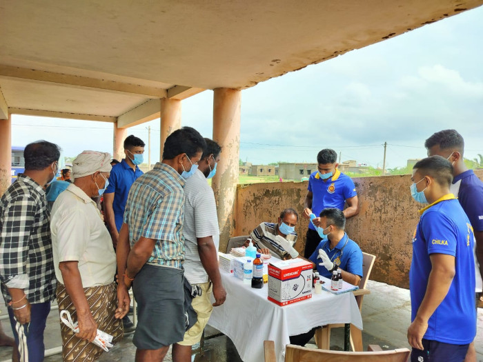 INDIAN NAVY MOBILISES RELIEF EFFORTS FOR CYCLONE DANA AFFECTED VILLAGES IN ODISHA