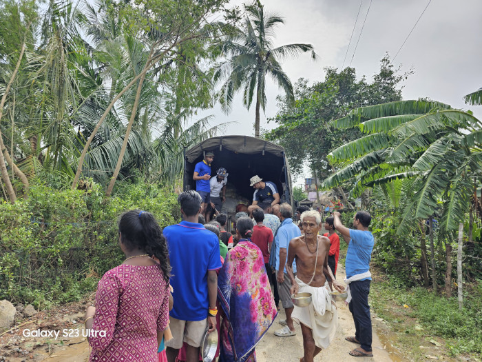 INDIAN NAVY MOBILISES RELIEF EFFORTS FOR CYCLONE DANA AFFECTED VILLAGES IN ODISHA