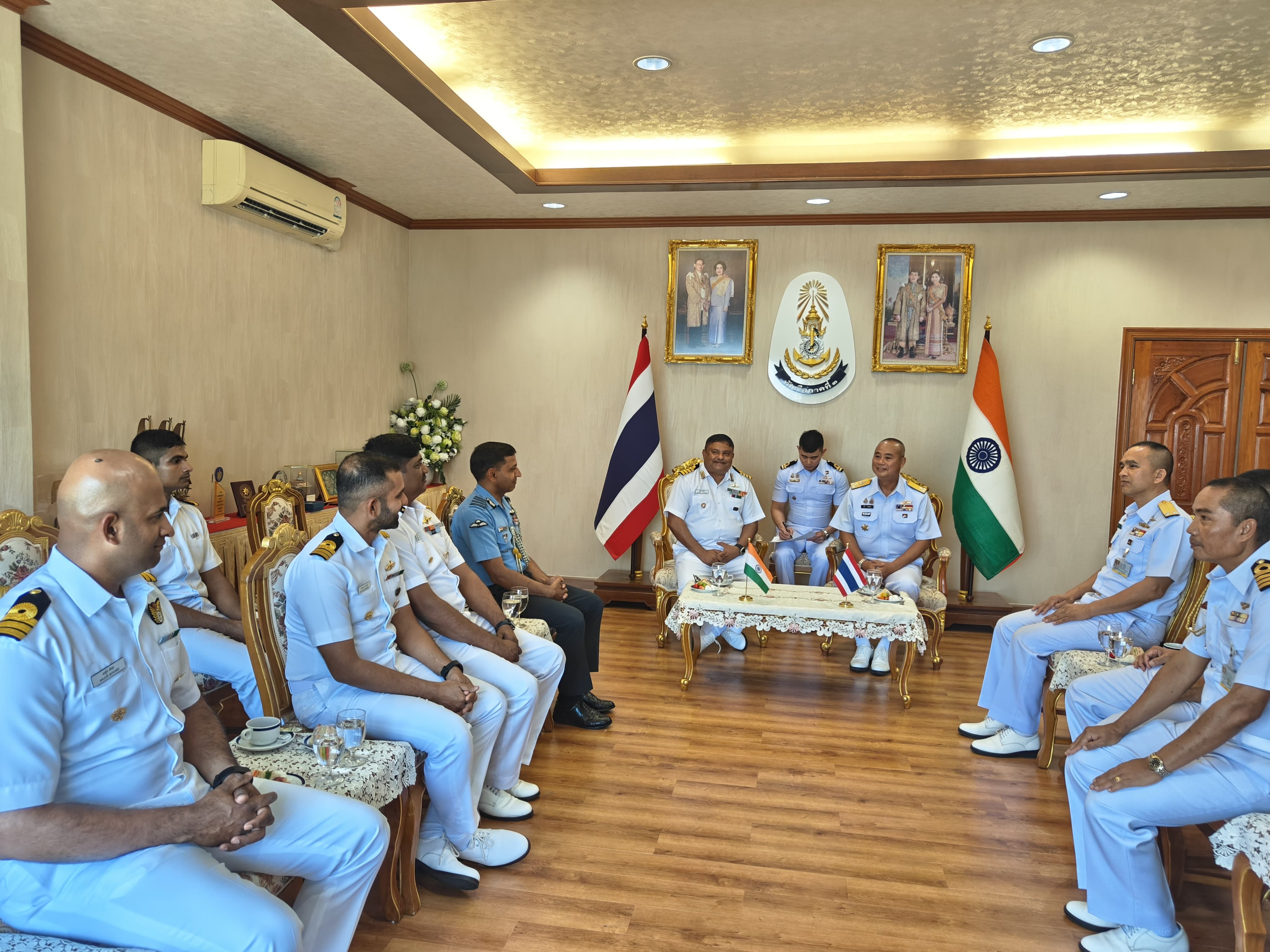 INDIAN NAVY'S FIRST TRAINING SQUADRON REACHES PHUKET DEEP SEA PORT, THAILAND