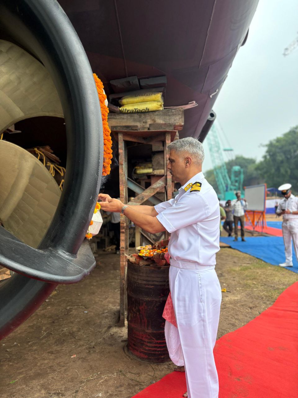 LAUNCH OF 25T BOLLARD PULL TUG, ASHVA (YARD 337) THIRD 25T BOLLARD PULL TUG ON 03 OCT 24 AT Ms TRSL KOLKATA