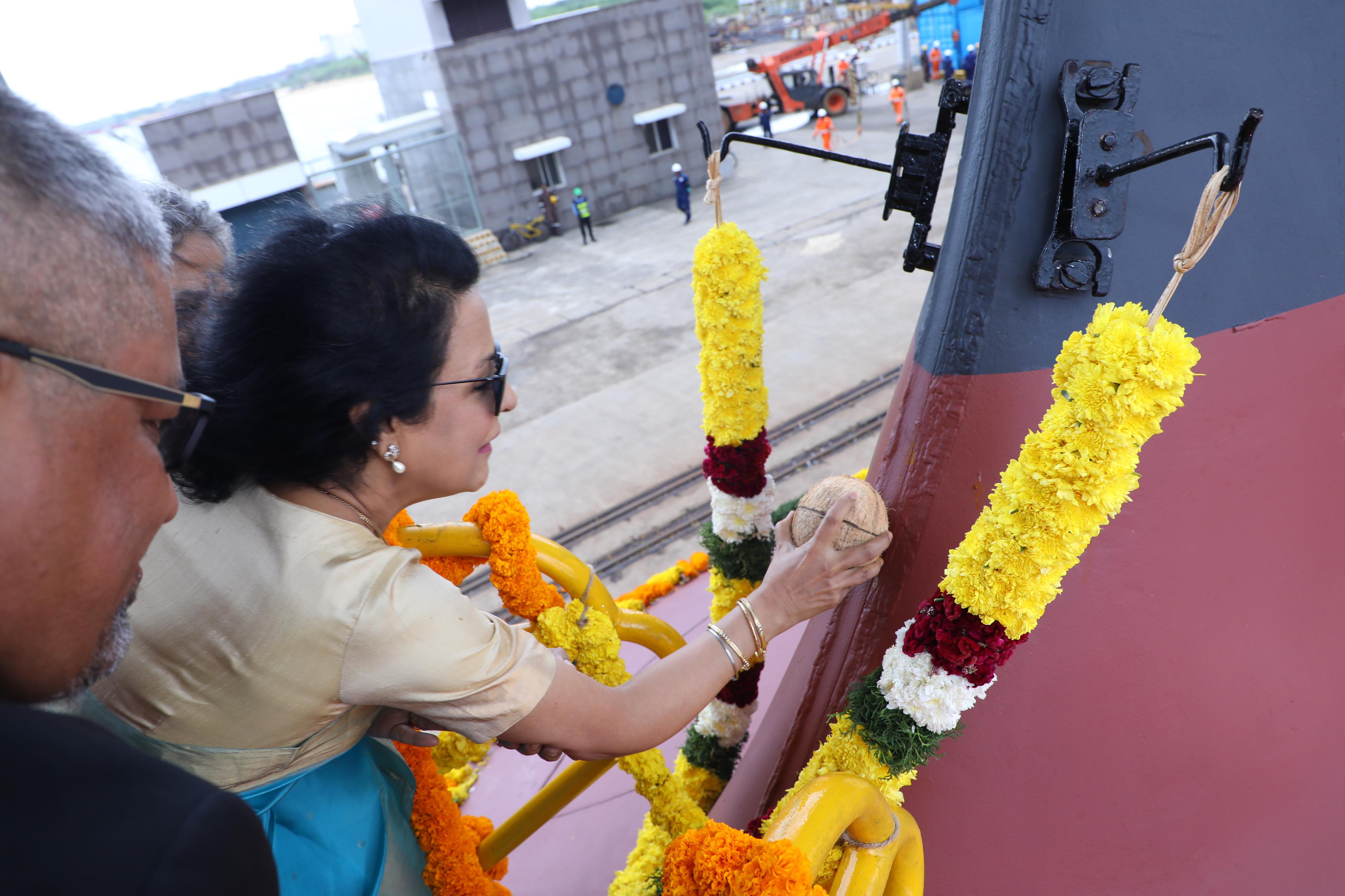 Launch of ‘Utkarsh’, Second Multi Purpose Vessel 