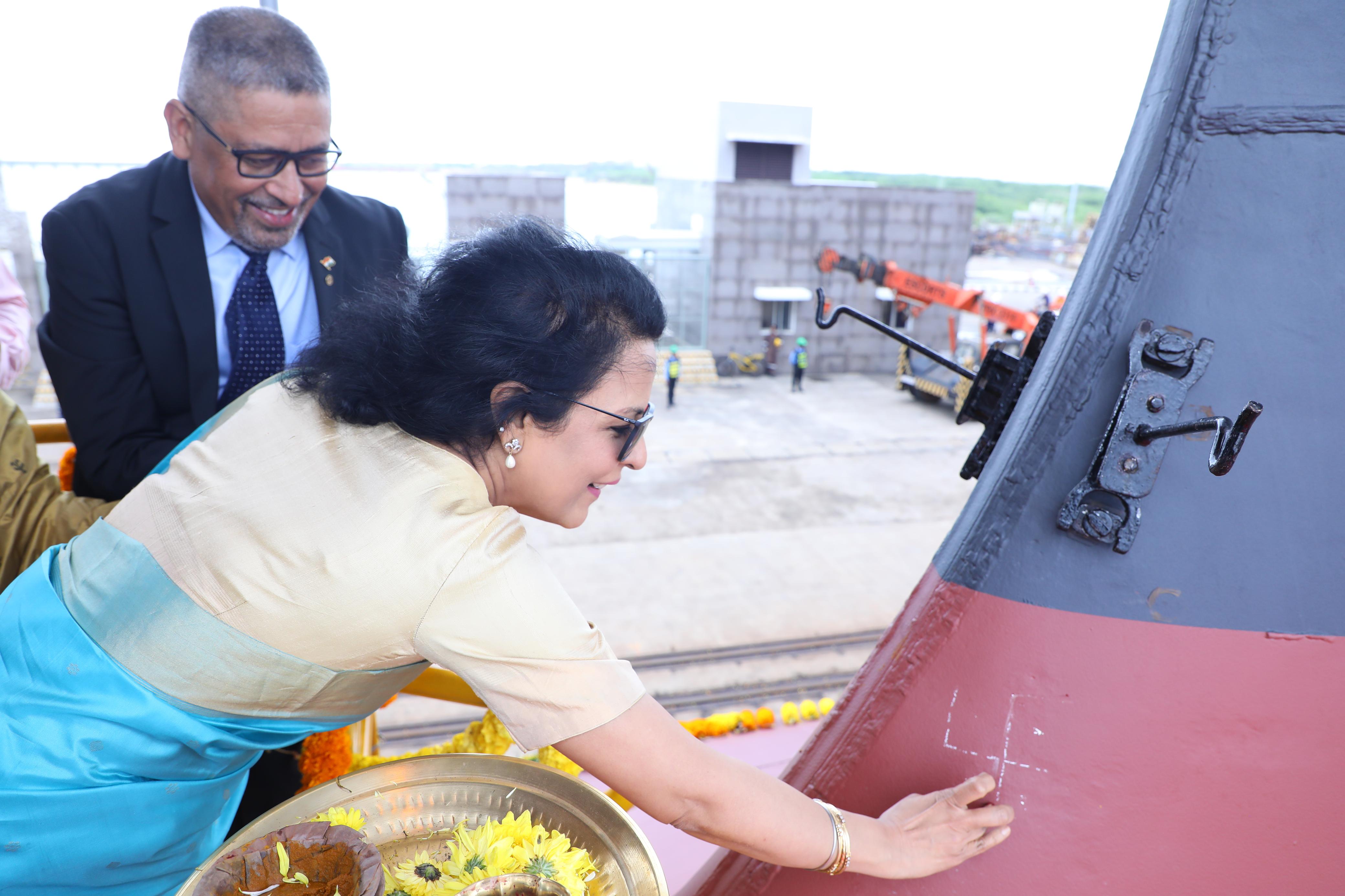 Launch of ‘Utkarsh’, Second Multi Purpose Vessel 
