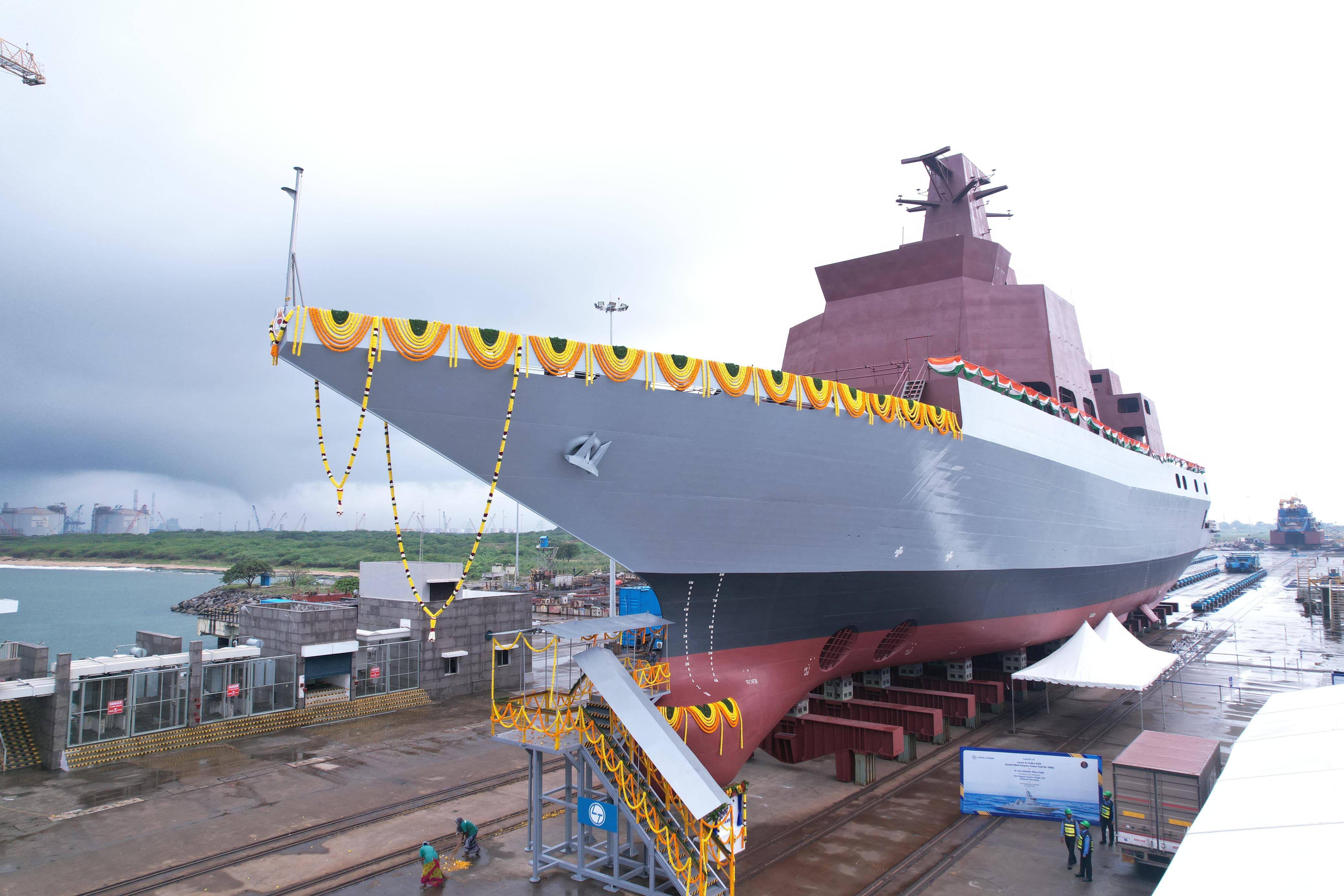 Launch of ‘Utkarsh’, Second Multi Purpose Vessel 