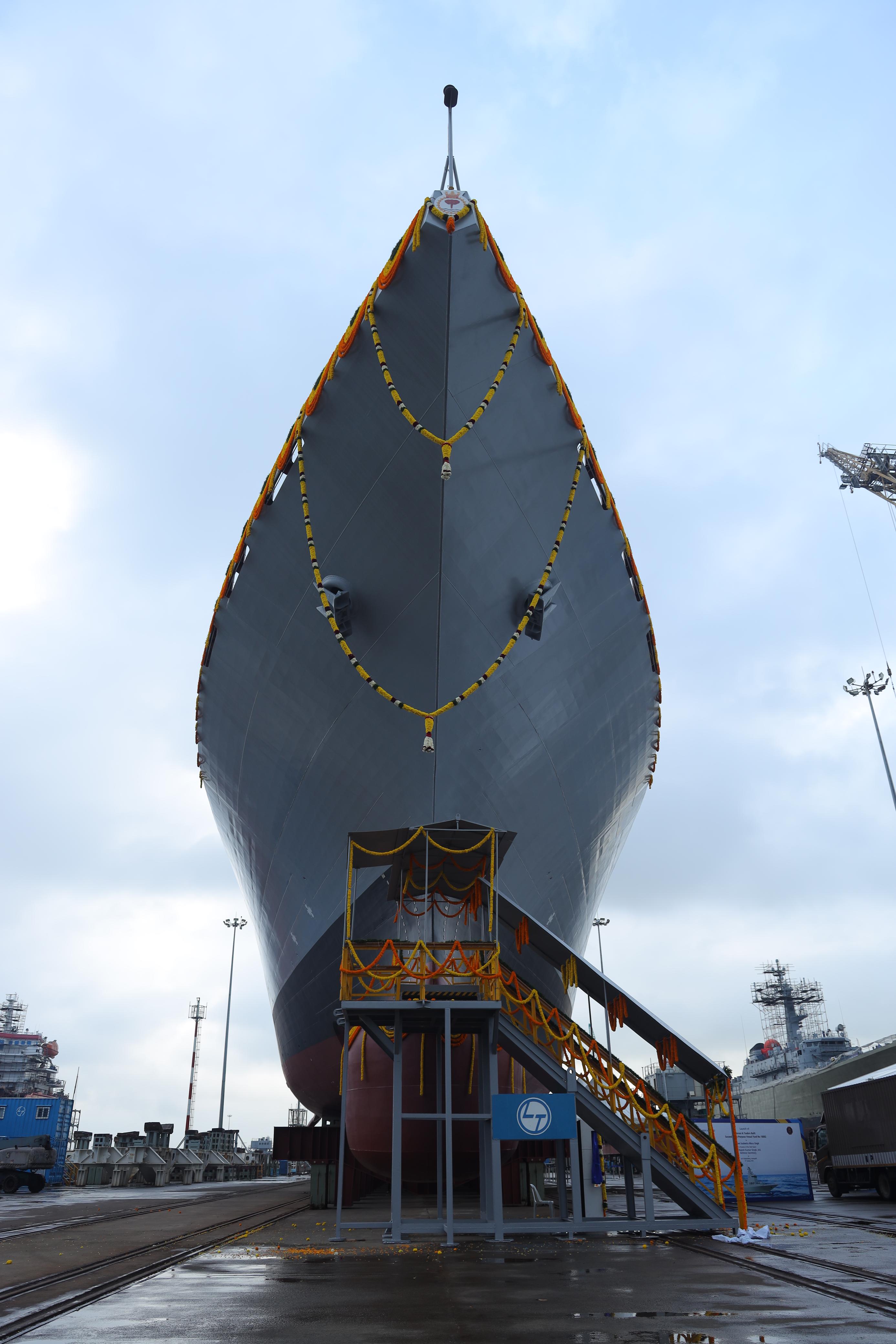 Launch of ‘Utkarsh’, Second Multi Purpose Vessel 