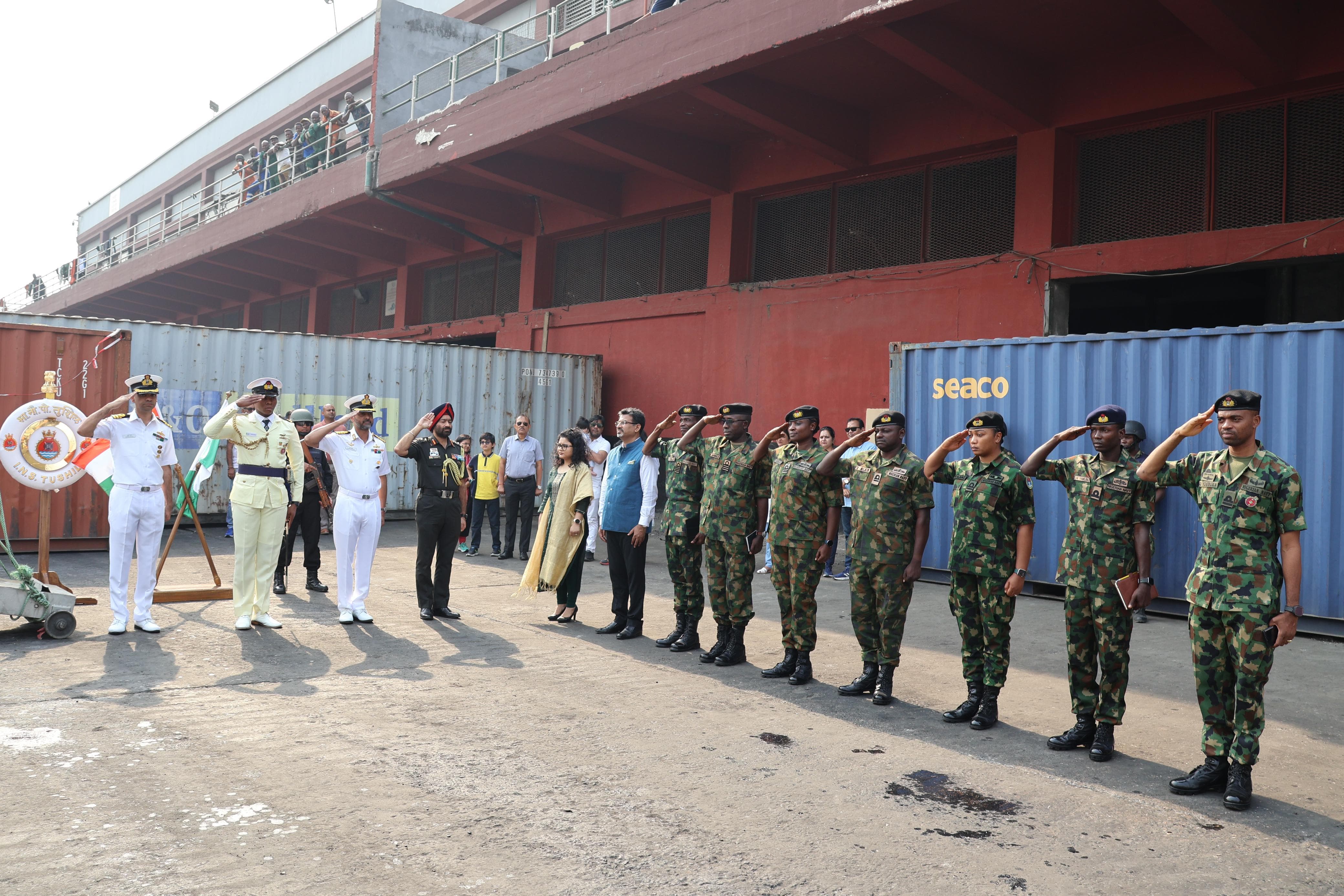 INS Tushil at Lagos