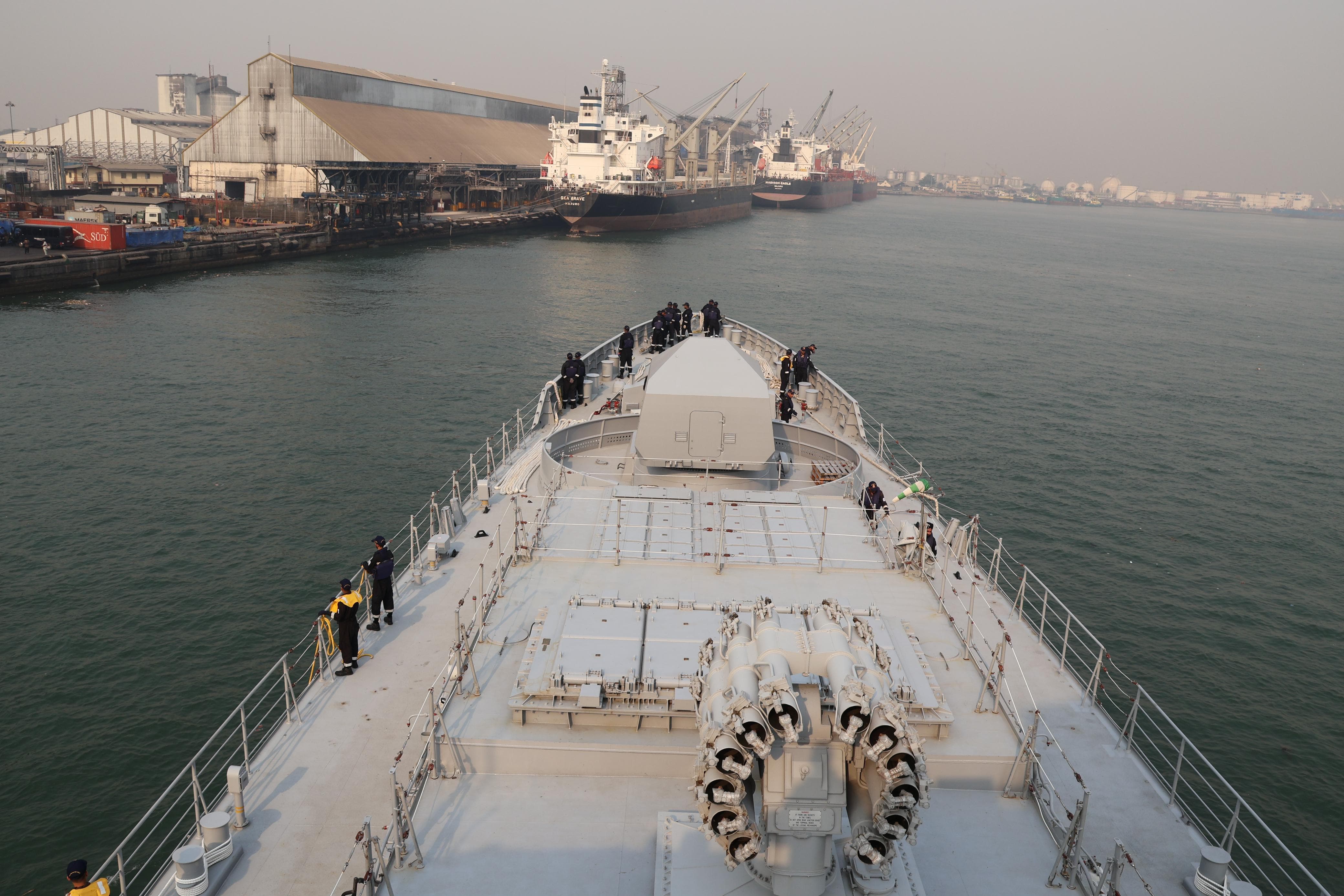 INS Tushil at Lagos