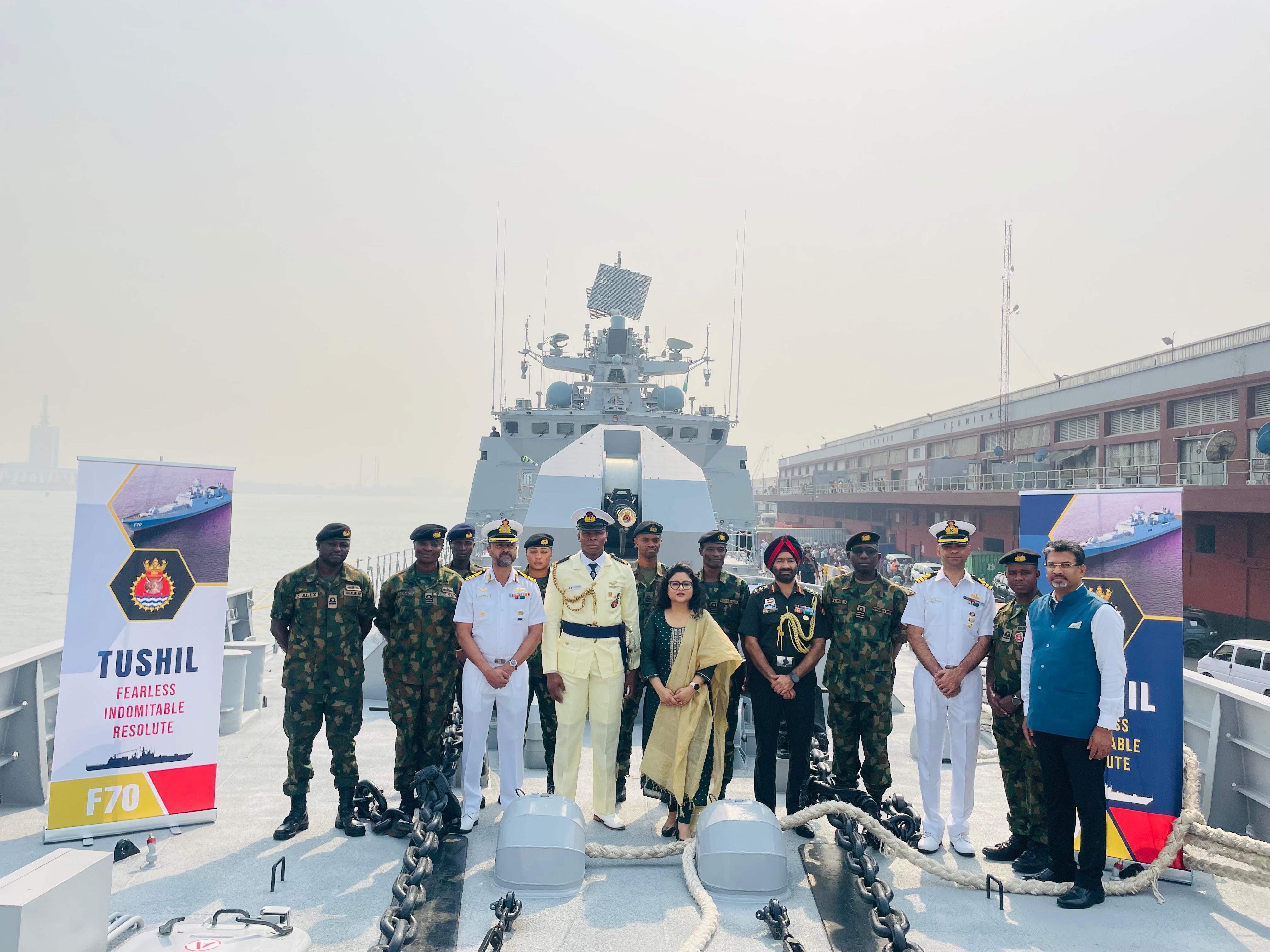INS Tushil at Lagos