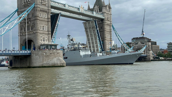 Indian Naval Ship Tabar Reaches London, UK for a Four Day Visit