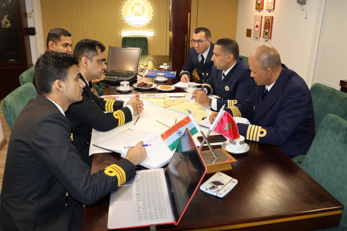 Indian Naval Ship Tushil at Casablanca, Morocco