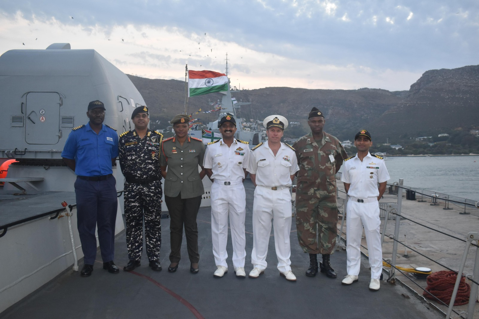 INS Talwar Arrives South Africa to Participate in IBSAMAR VIII