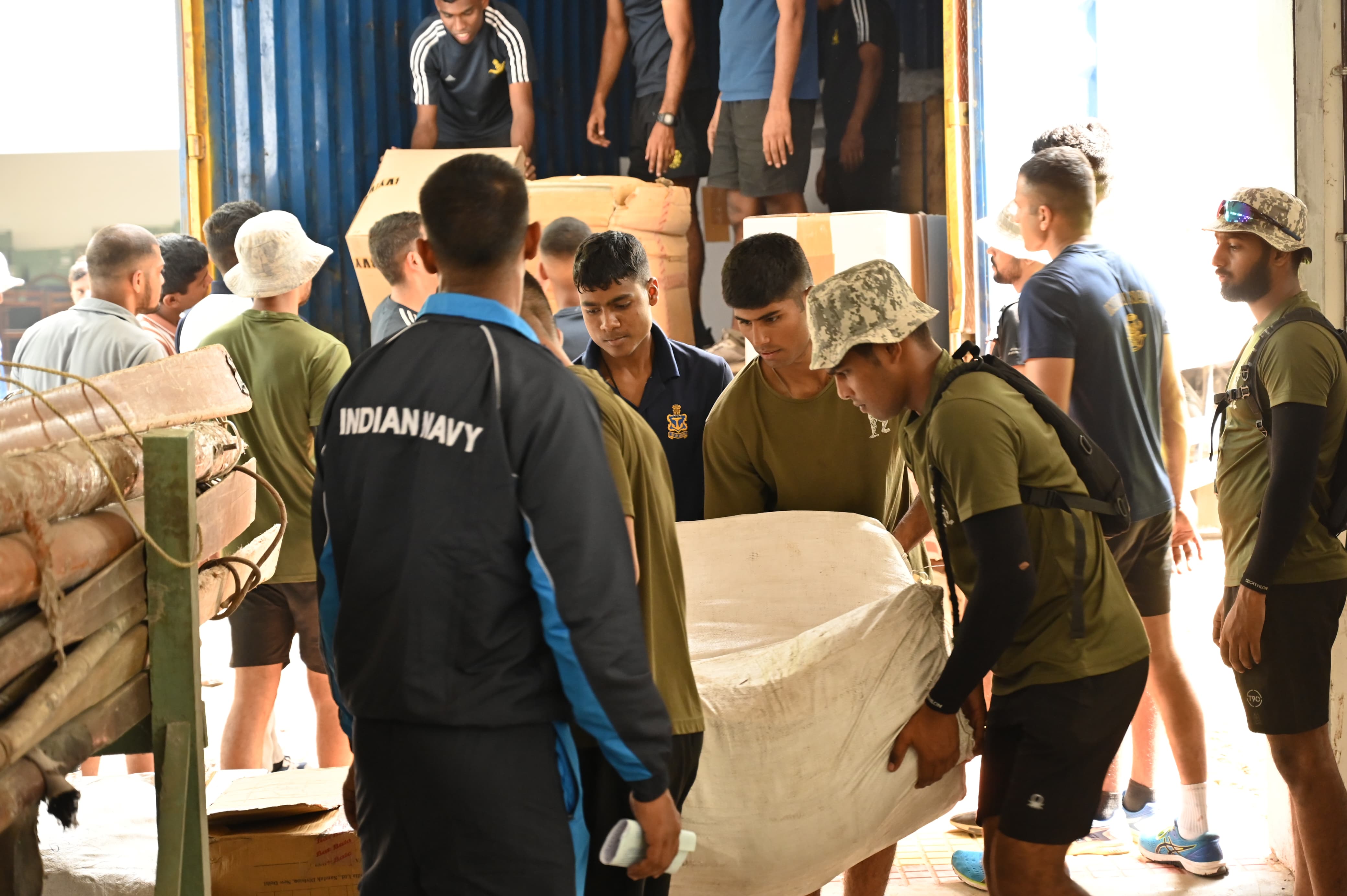 Indian Navy's Preparatory Activities for HADR Ops - Cyclone Dana