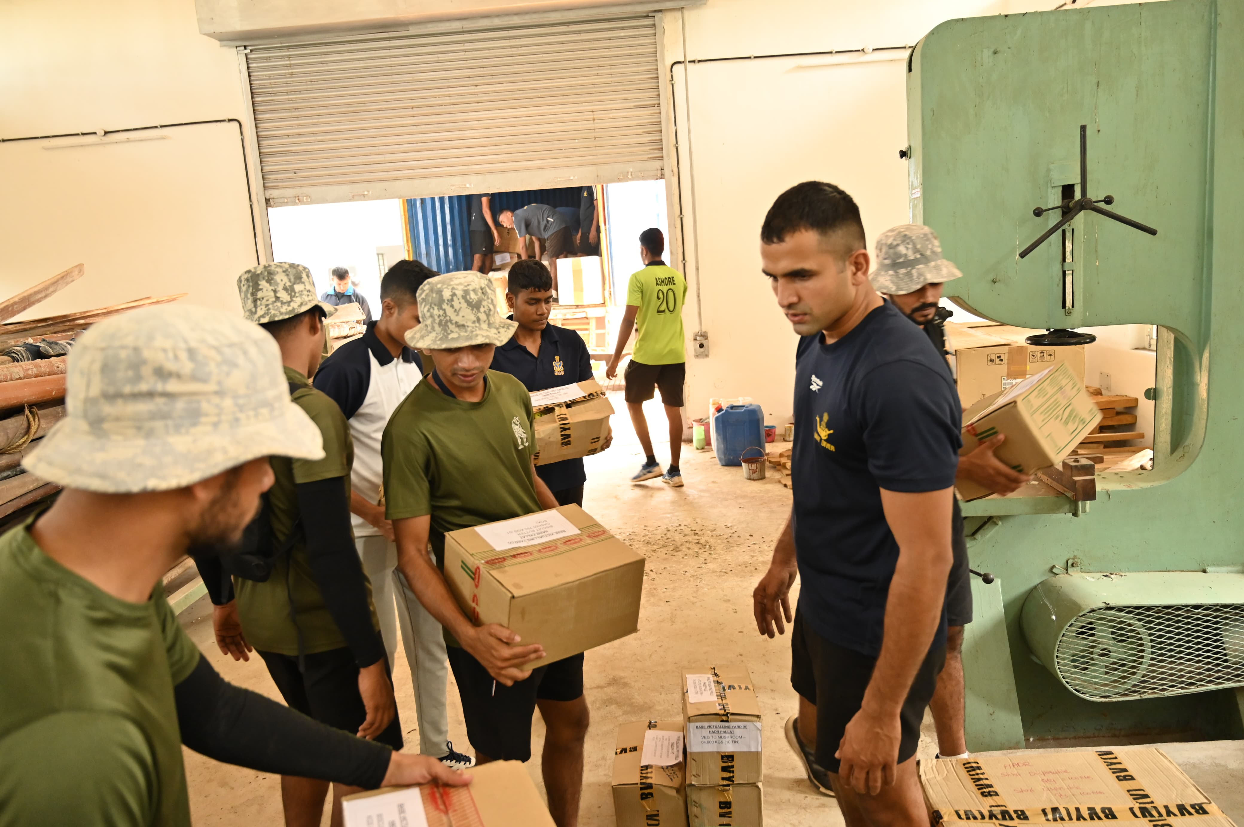 Indian Navy's Preparatory Activities for HADR Ops - Cyclone Dana