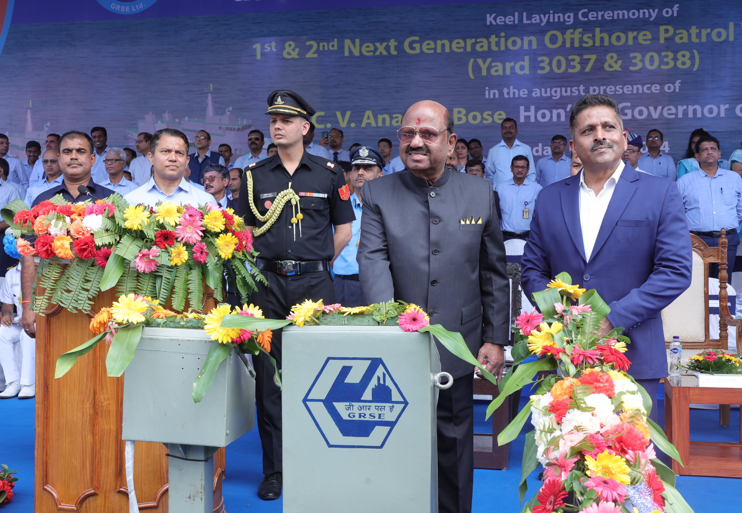 Keel Laying of First and Second NGOPV (Yard 3037 & 3038)