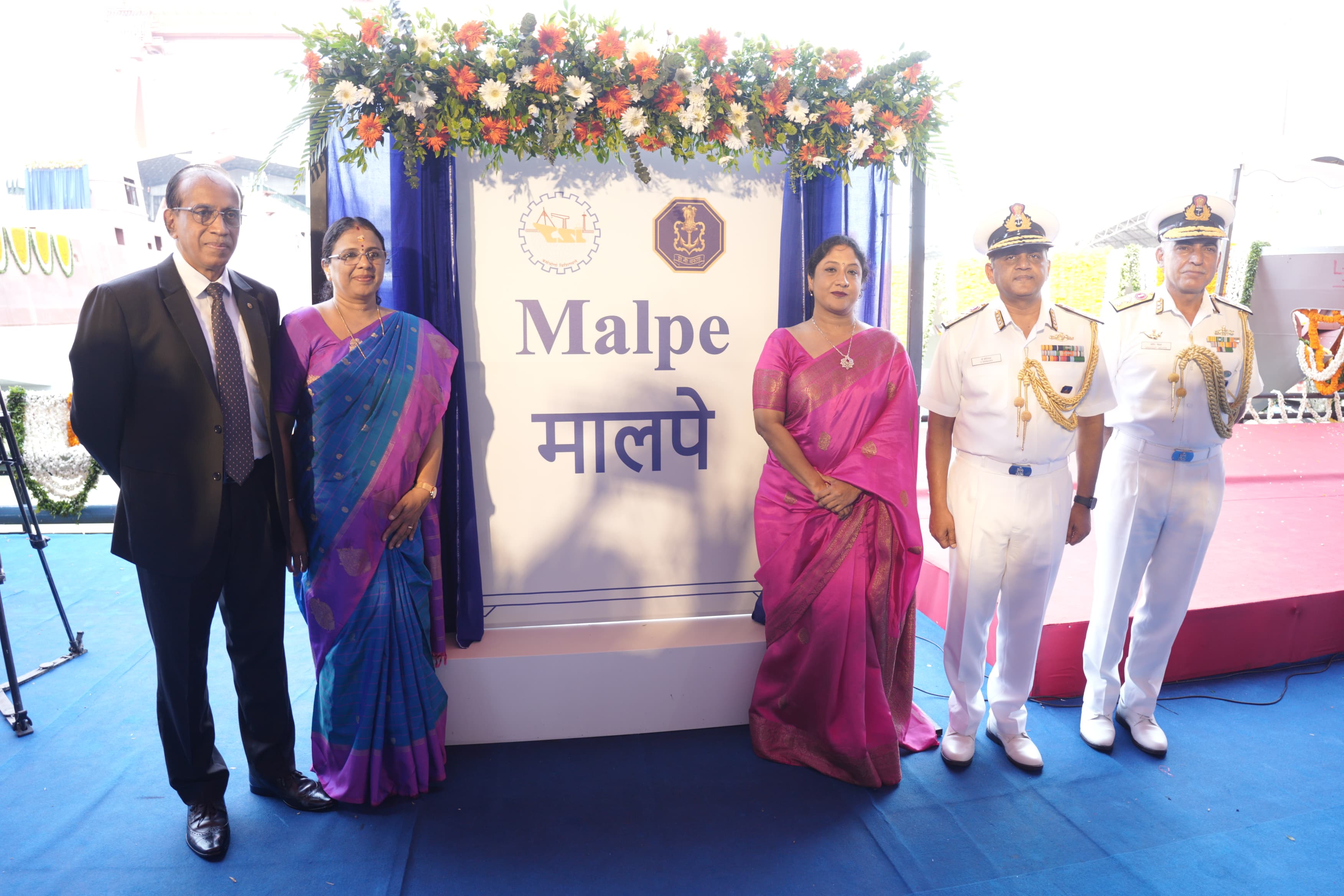 Simultaneous Launch of ‘Malpe and Mulki’, Fourth and Fifth Ships of ASW SWC (CSL) Project