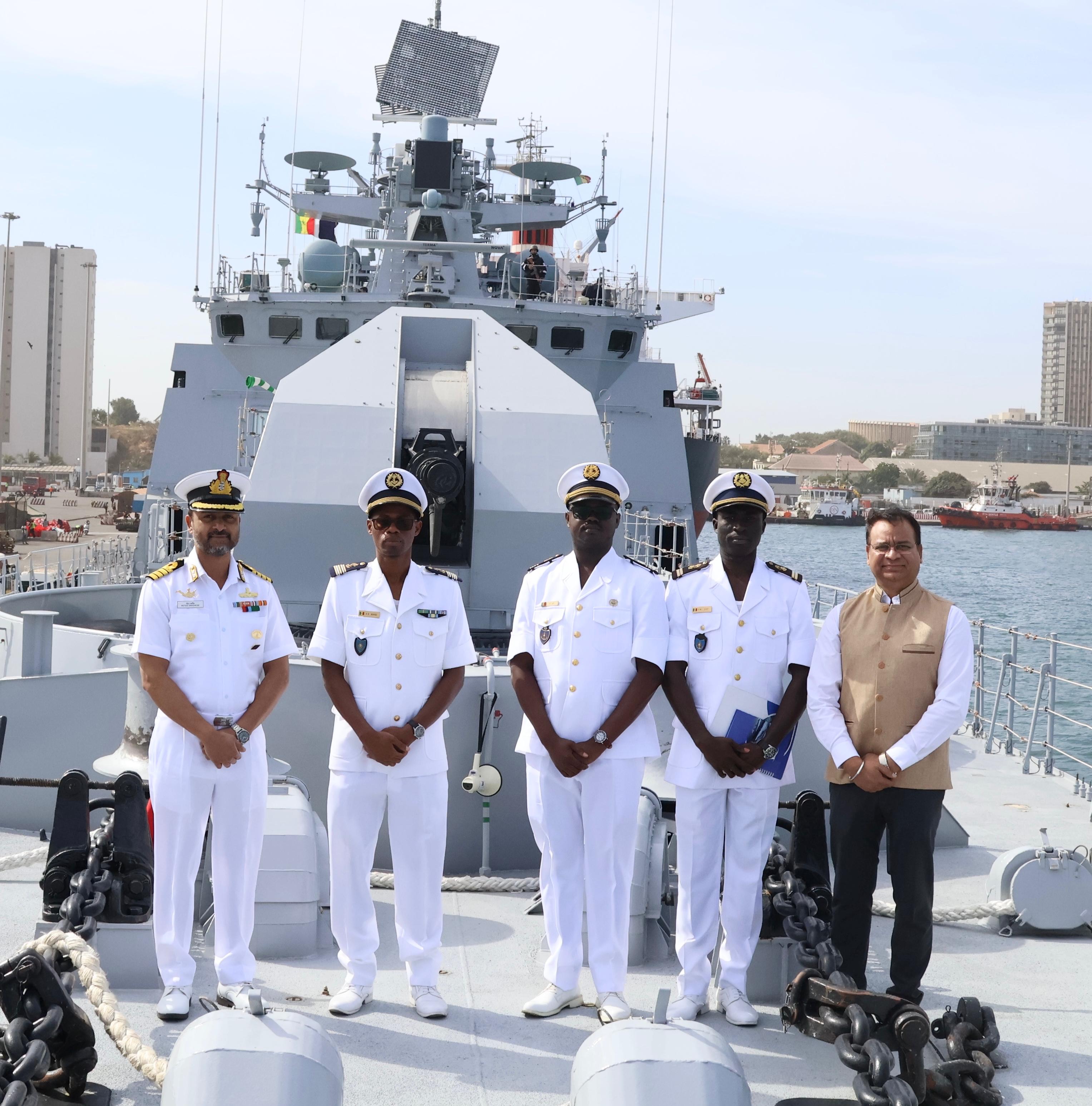 INS Tushil Arrives at Dakar, Senegal