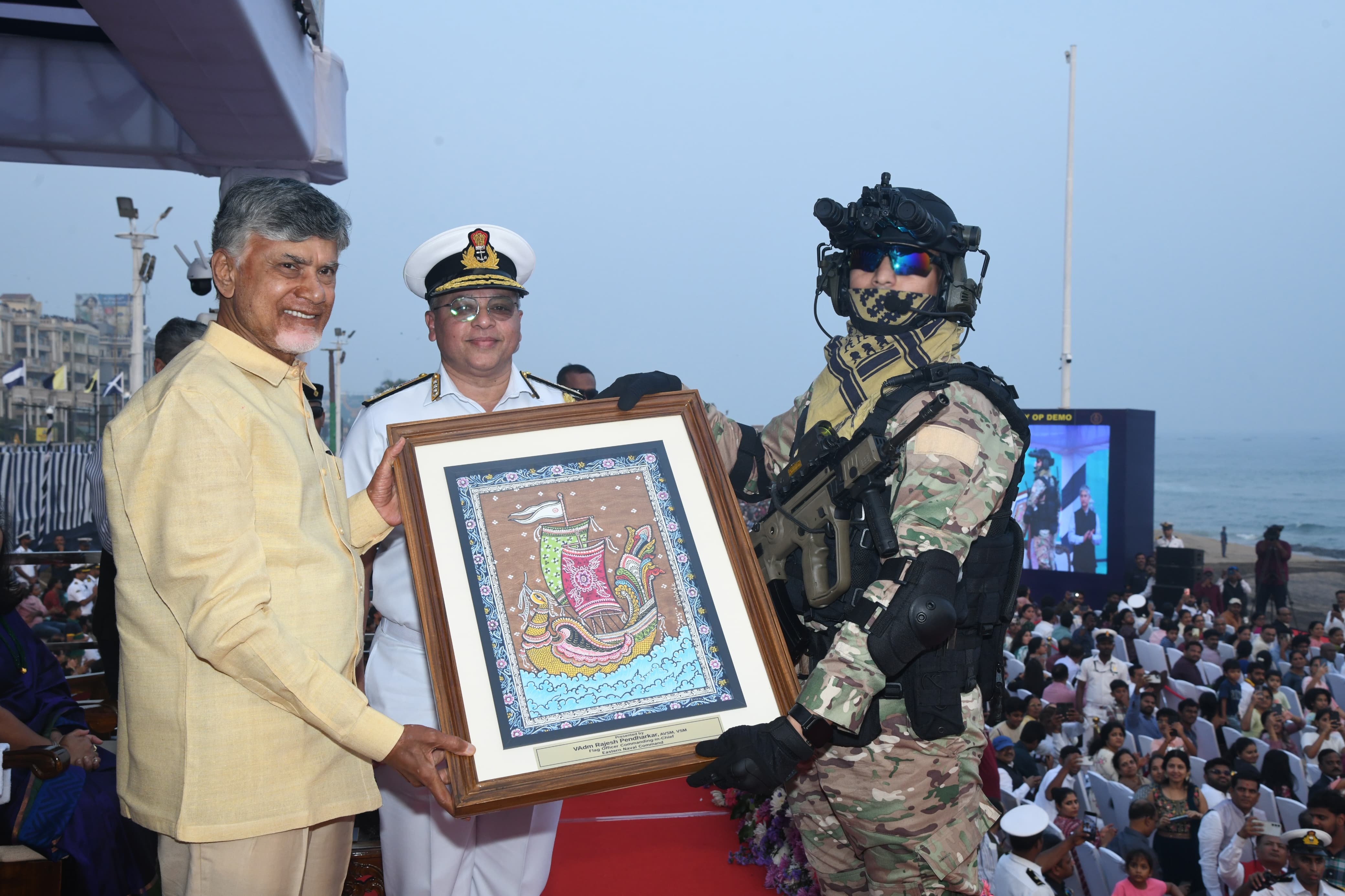 Operational Demonstration by Indian Navy's Eastern Naval Command