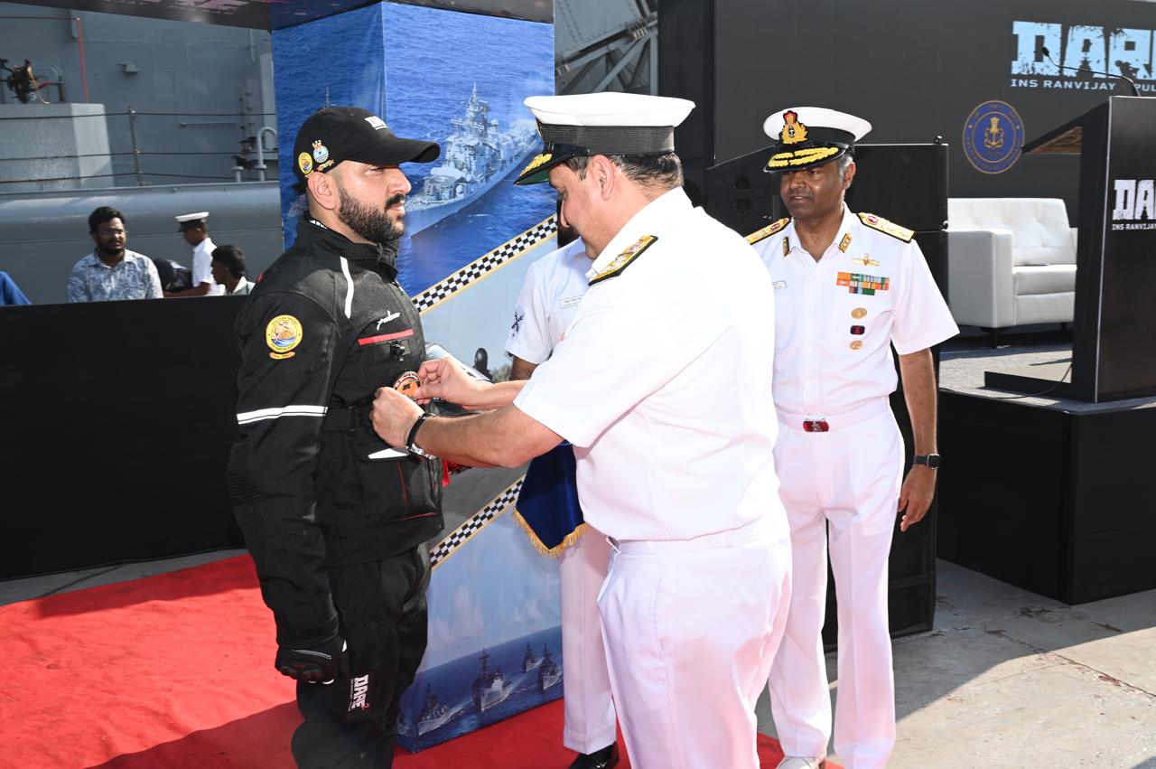 Eastern Naval Command Flags off ‘Dare Square’ Motorcycle Expedition